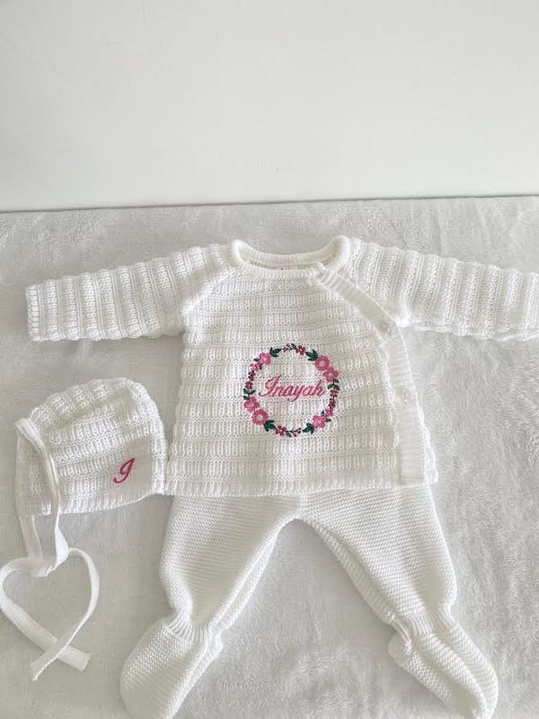 Tenue 3 pièces en maille